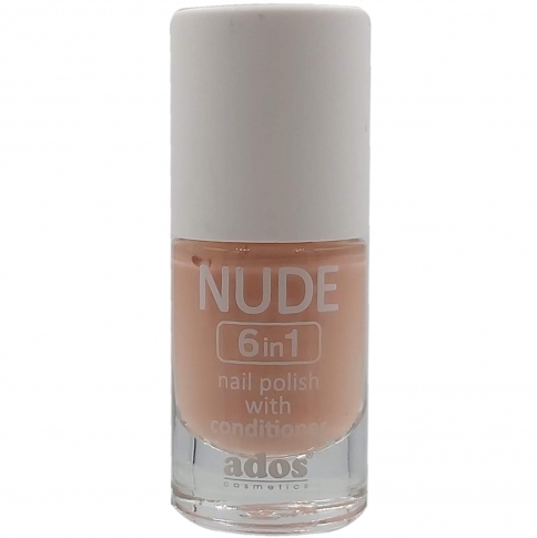 NUDE nail polish WITH CONDITIONER 6 in 1  nd02 8ml