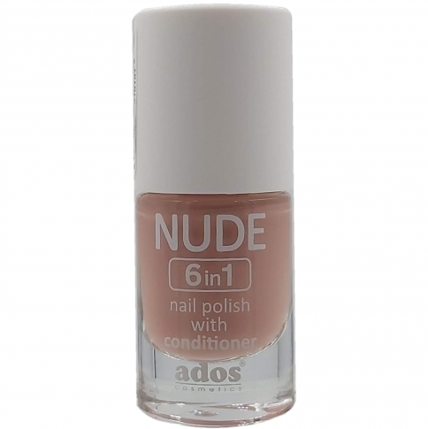 NUDE nail polish WITH CONDITIONER 6 in 1  nd10 8ml