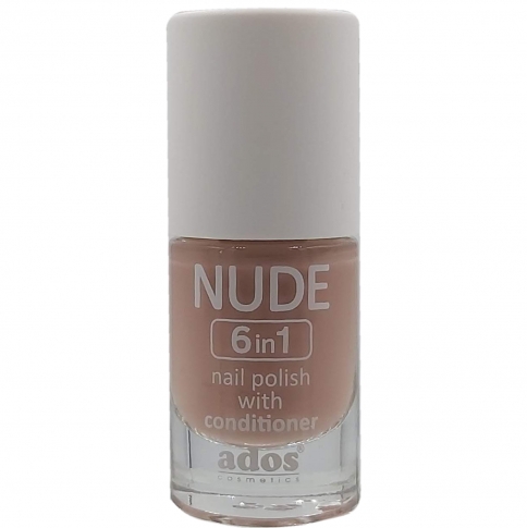 NUDE nail polish WITH CONDITIONER 6 in 1  nd11 8ml