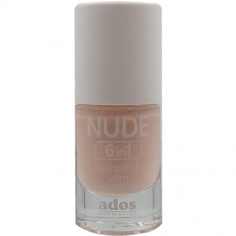 NUDE nail polish WITH CONDITIONER 6 in 1  nd01 8ml