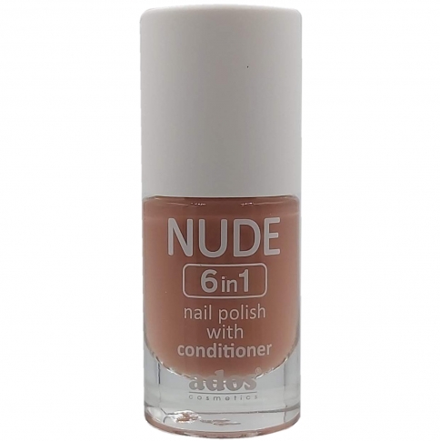 NUDE nail polish WITH CONDITIONER 6 in 1  nd09 8ml